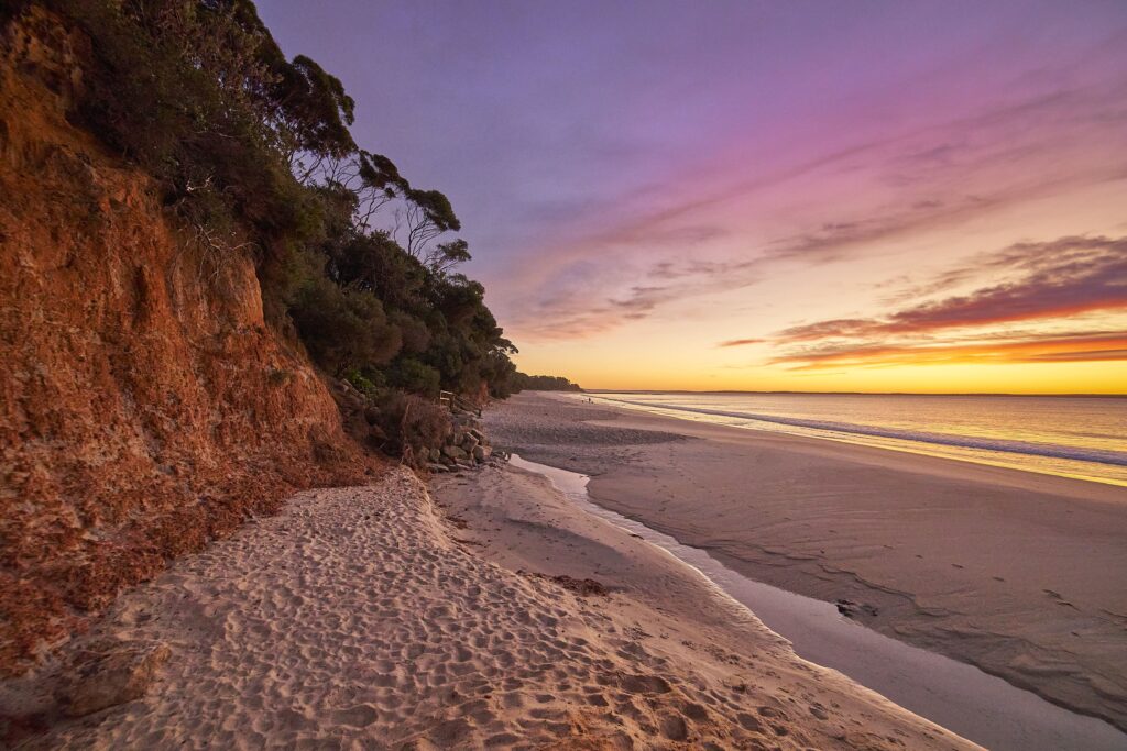 Jervis Bay coastline photographed by Dave Broadhurst
